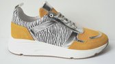 Bridge Footwear - damessneaker Geel + Zebra - maat 37