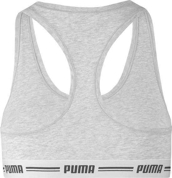 PUMA PUMA WOMEN RACER BACK TOP 1P HANG Soutien-gorge femme - gris chiné - Taille S