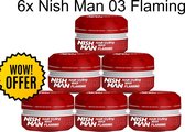 Nish Man- Hair Wax- 03 Flaming - 6 stuks