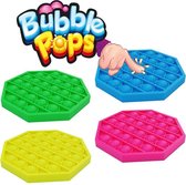 Pop it Fidget toys - zeskant - blauw