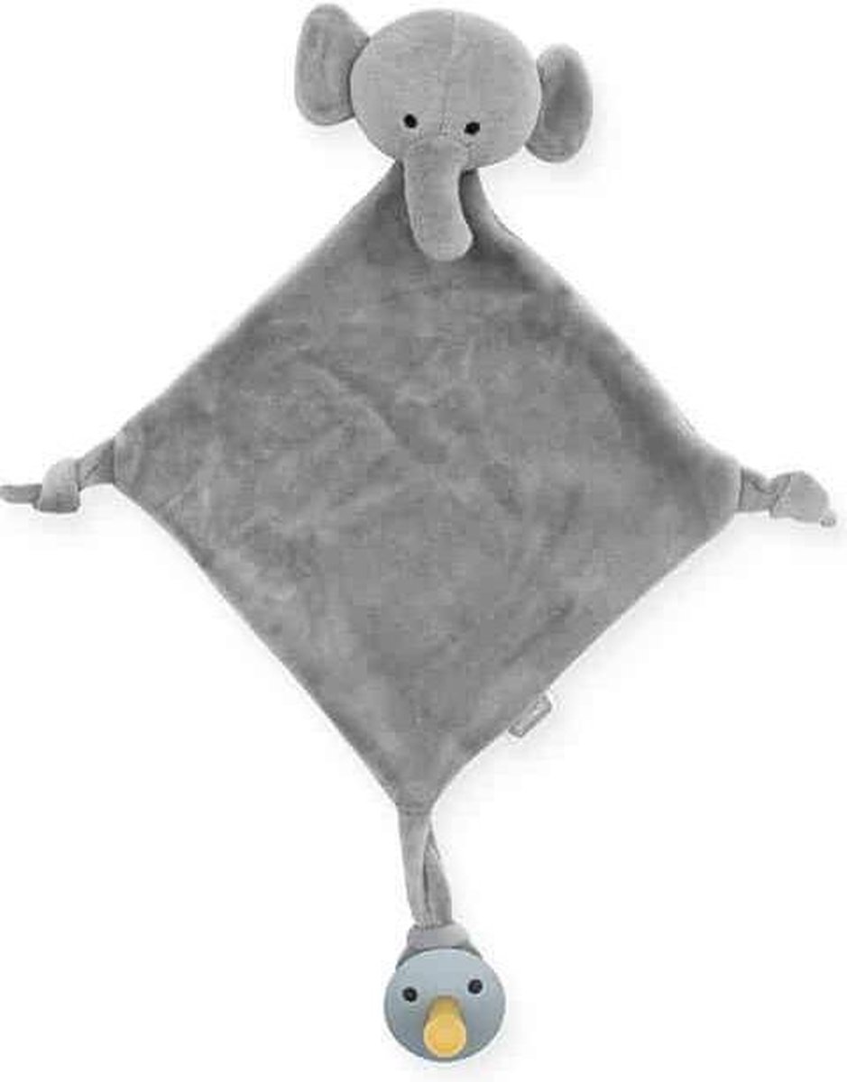 Jollein Olifant - Elephant Knuffeldoekje storm grey