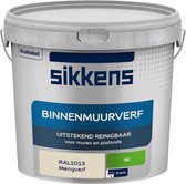 Sikkens - Binnenmuurverf - Muurverf - Mengkleur - Mat - RAL1013 - 5L