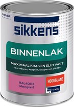 Sikkens Binnenlak - Verf - Hoogglans - Mengkleur - RAL4003 - 1 liter