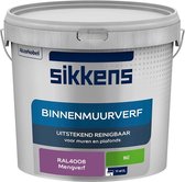 Sikkens - Binnenmuurverf - Muurverf - Mengkleur - Mat - RAL4008 - 5L