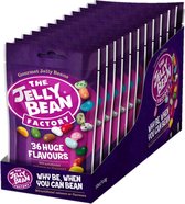 The Jelly Bean Factory 36 Huge Flavours Bag – Doos 12 stuks x 113 gr – Zoete Jelly Beans