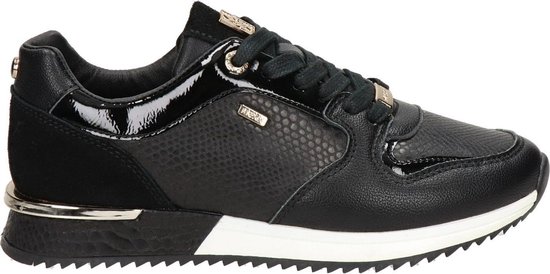 Mexx Fleur dames sneaker - Zwart - Maat 36 | bol.com