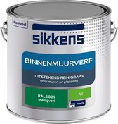 Sikkens - Binnenmuurverf - Muurverf - Mengkleur - Mat - RAL6029 - 2.5L