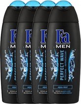Fa Men Shower Gel Perfect Wave Voordeelverpakking - 4 x 250 ml