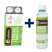 Cafetto| Set Koffiemachine Onderhoud | Reinigen | Ontkalken | Biologisch
