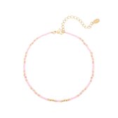 Enkelband Summer - Mystic Beads - Roze