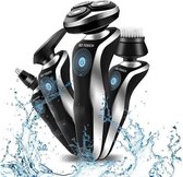 Scheerapparaat - Scheerapparaat Mannen - 4 in 1 Scheerapparaat - 5D Technologie - Tondeuse - Haartrimmer - Baardtrimmer - Neustrimmer - Waterdicht - Incl. Oplaadstation
