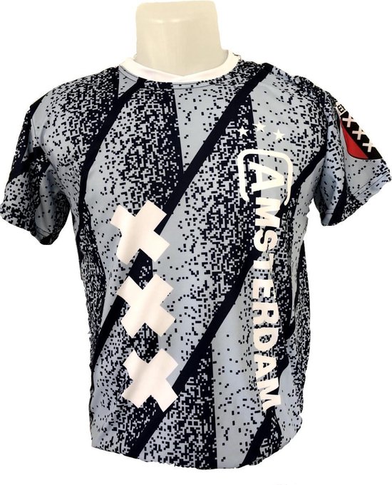 faillissement katje medeklinker Amsterdam voetbaltenue - Imitatie Voetbal Shirt + Broek Set - Ajax uit  tenue - Maat: 128 | bol.com