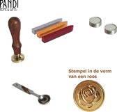 Wax stempel - Zegel set - Wax stempel set - 3 kleuren wax