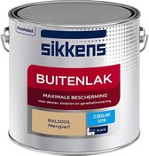 Sikkens Buitenlak - Verf - Zijdeglans - Mengkleur - RAL1001 - 2.5L