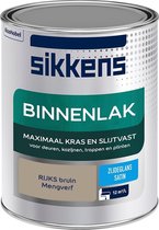 Sikkens Binnenlak - Verf - Zijdeglans - Mengkleur - RIJKS bruin - 1 liter