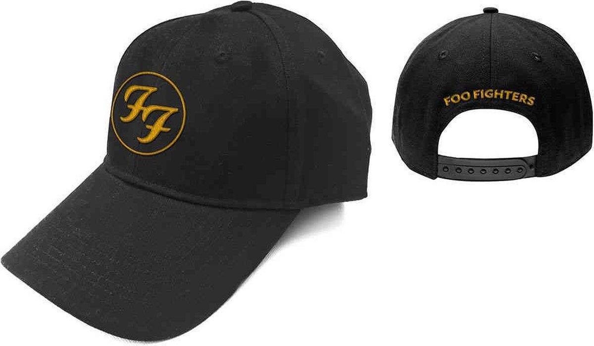 Foo Fighters - FF Logo Baseball pet - Zwart