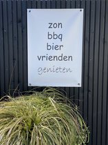 Tuinposter Zon bbq bier