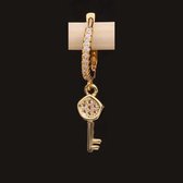 Love Key Oorbellen - 14k Gold Plated - Dames Sieraden