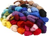 Merino wol. dikte 21 my. diverse kleuren. 20x20 gr/ 1 doos