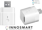 Smart USB Adapter Innosmart - Smart plug usb - Werkt met Google Home en Alexa - Slimme stekker - Slimme USB - Smart USB - Slimme USB stekker - Smart home - Draadloos - wifi