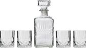 Berlinger Haus - Whiskey Karaf + 4 glazen - 900ml