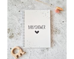 Babyshower boek | invulboek | zwart wit