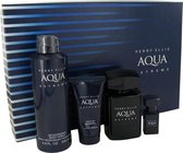 Perry Ellis Aqua Extreme -- - Gift Set 100 ml Eau De Toilette Spray + .25 oz Mini EDT Spray + 6.8 oz Body Spray + 1.7 oz Shower Gel Men
