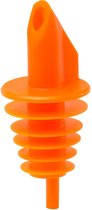 Flessenschenker Billy Neon oranje, voor bijna alle flesformaten van 0,5 - 1,5 liter flessen, 1 stuk
