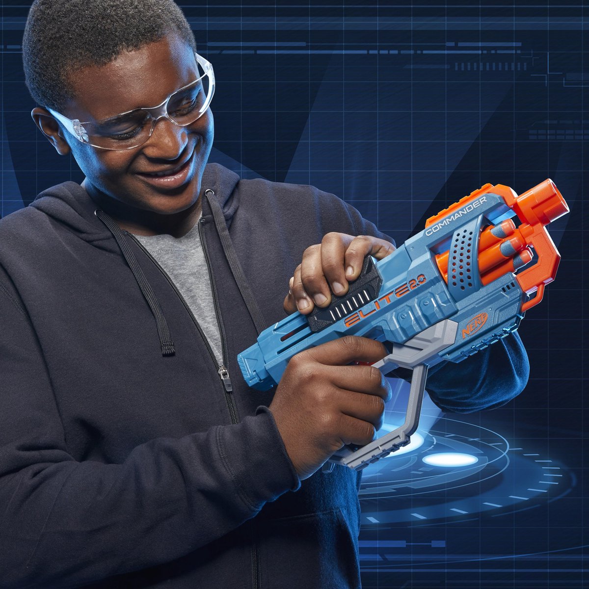 Nerf Elite 2.0 Commander RD-6-dartblaster, draaiende trommel, 12 Nerf Elite-darts, buitenspeelgoed — afbeelding 4