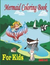 Mermaid Coloring Book for Kids Ages 4-8