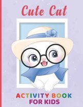 Cute Cat Activity Book for Kids