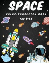Space Coloring and Sketch Book For Kids