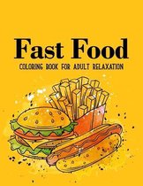 Fast Food Coloring Book