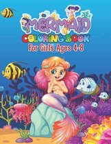 Mermaid Coloring Book for Girls Ages 4-8