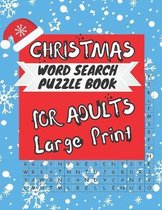 Christmas Word Search Puzzle Book For Adults Large Print