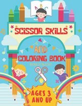 Scissor Skills and Coloring Book Preschool Cutting Activity Ages 3 and up