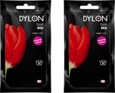 Dylon Tulip Red Textielverf Voordeelbox - 2 x 50g