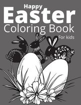 Happy Easter Coloring Book For Kids