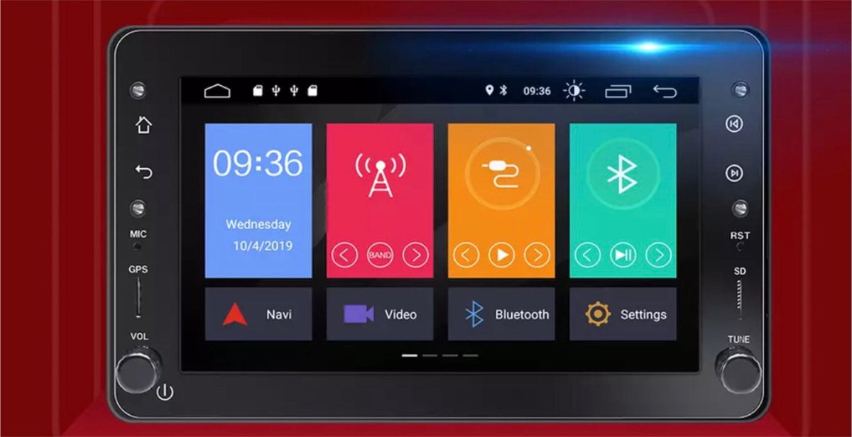 Android 14 navigatie geschikt voor Alfa Romeo 159 2005-2013 Brera 2006-2011 Spider 2006-2011 Bluetooth USB WiFi SD Kaart ingebouwde CarPlay 2+32GB