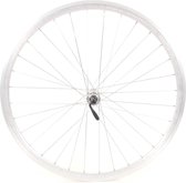 Voorwiel 28 / 622*19C velg - Shimano TX500 QR naaf - zilver