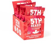 5th Season Gevriesdroogde Strawberry Bites - doos met 6 zakjes