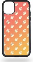 Orange paws Telefoonhoesje - Apple iPhone 11