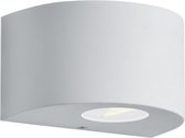 LED Tuinverlichting - Tuinlamp - Trinon Rosina - Wand - 4W - Mat Wit - Kunststof
