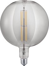 LED Lamp - Design - Trinon Globe - Dimbaar - E27 Fitting - Rookkleur - 8W - Warm Wit 2700K