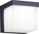 LED Tuinverlichting - Tuinlamp - Trinon Yanely - Wand - 3W - Mat Antraciet - Aluminium