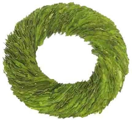 Flair Flower Paaskrans, vogelbloemen, strik, decoratie, krans, slinger, kunstmatige paasdeur, paasdecoratie, lentedecoratie, voordeur, deurdecoratie, entree, bloem, muur, raam, 090274G, geel, 20 x 20