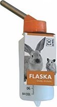 M-pets Kooifles Flaska Knaagdier 100 Ml Transparant/oranje