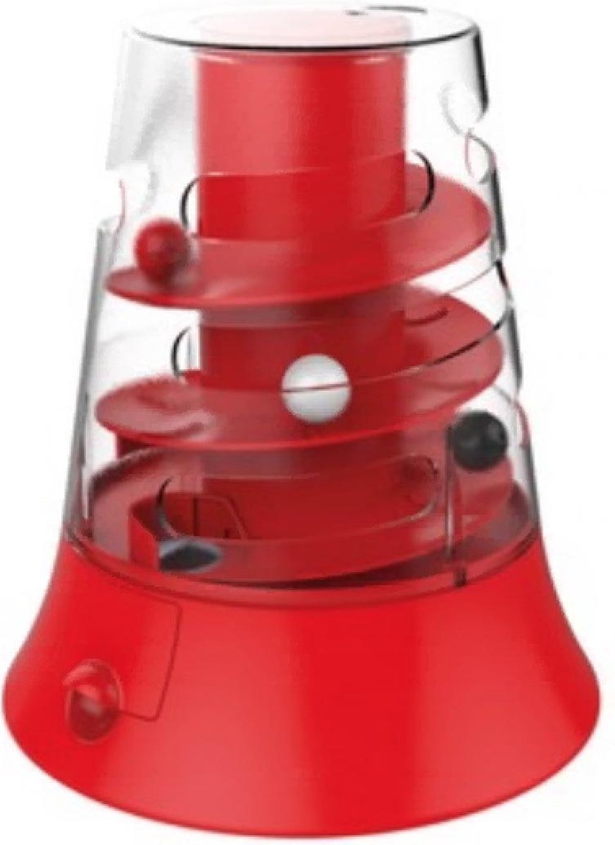 M-pets Kattenspeeltje Vortex 19,7 X 22 Cm Rood