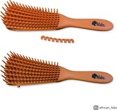 Anti-klit Haarborstel | Detangler brush | Detangling brush | Kam voor Krullen | Kroes haar borstel | Oranje