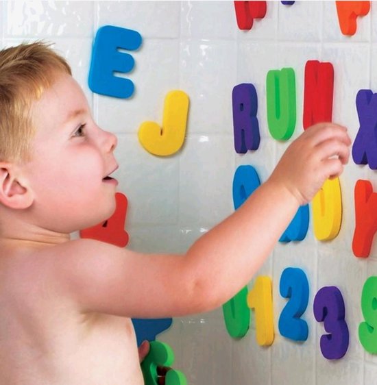 Badspeelgoed - 36 stuks foam letters | bol.com